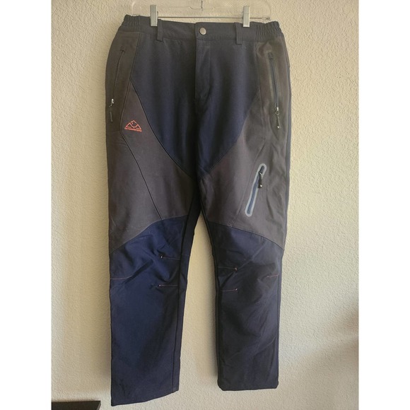 Outdoor Sports Mens Insulated Ski Pants Large